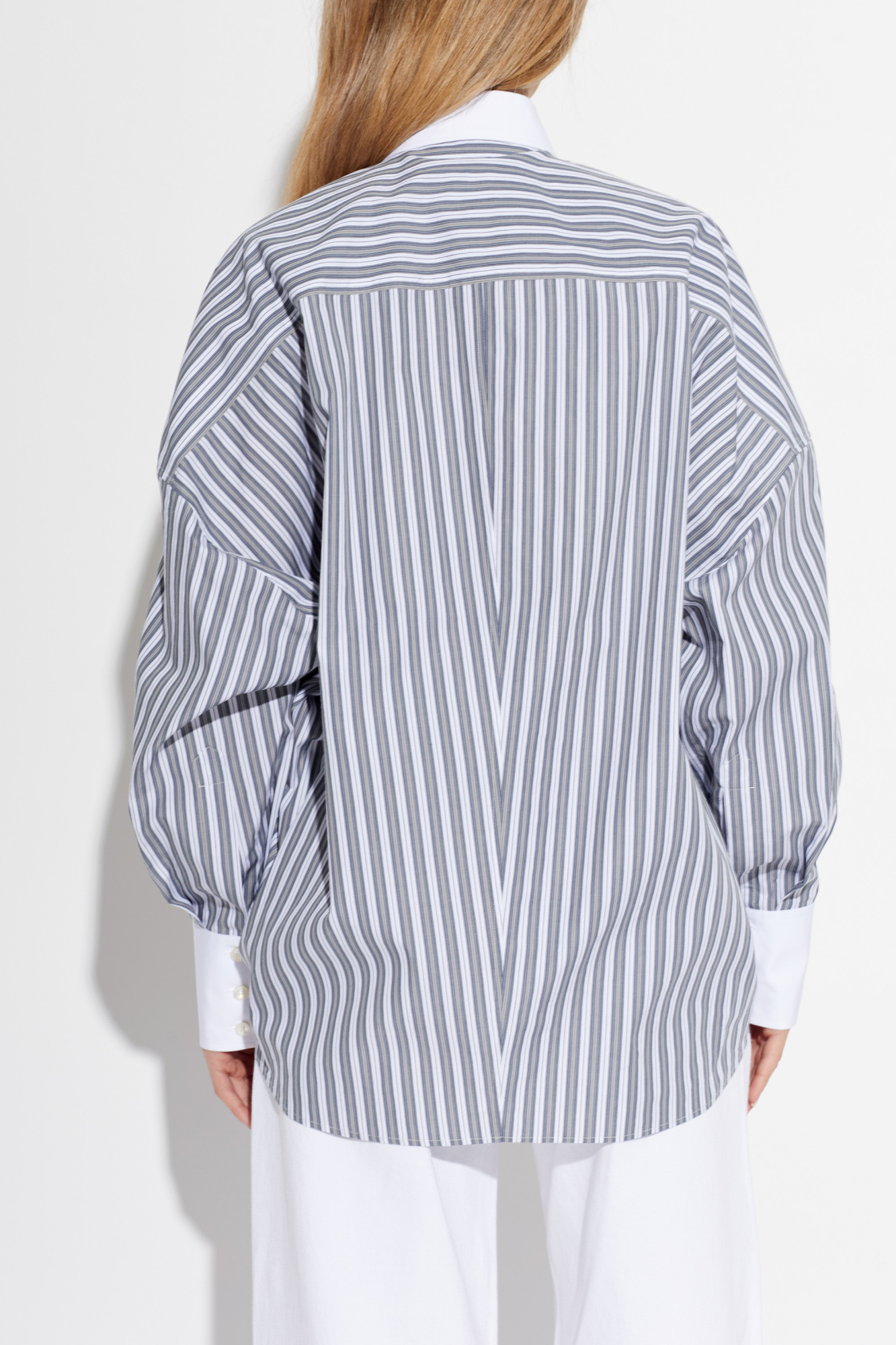 Grey Shirt with a striped pattern Stella McCartney - Vitkac Australia